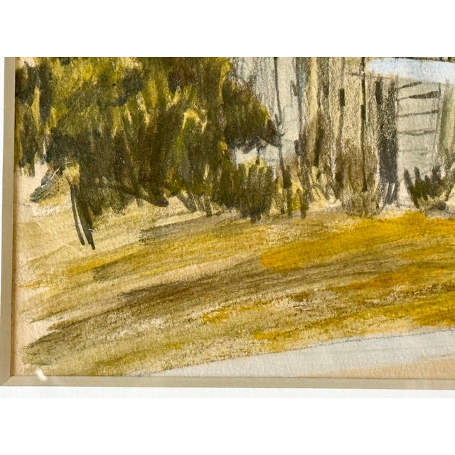Roy Bailey Nantucket Artist Mixed Media Drawing of an Old Barn For Sale - Image 9 of 9