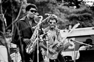 1974 Original Giclee Photograph of Bruce Springsteen & Clarence Clemons