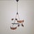 An exceptional and highly elegant Italian mid-century modern chandelier from the 1960s, designed by the renowned...