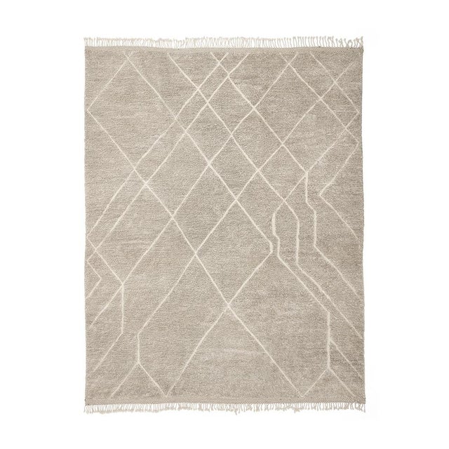 Large Hand-Knotted Wool Premium Rug by Azele Studio For Sale - Image 10 of 10