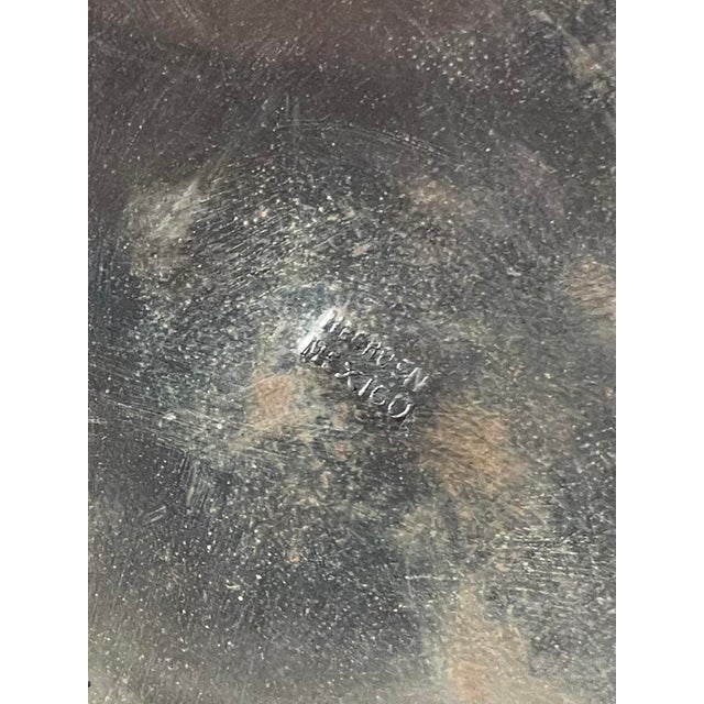 Vintage Mexican Modern Los Castillo Mixed Metal and Stone Box For Sale - Image 9 of 12