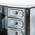 Metal Art Deco Smoked Beveled Mirrored Vanity With Silvered Bronze Pulls For Sale - Image 7 of 16