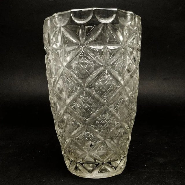 Art Deco Vase from Hortensja Glassworks, Poland, 1970s, in Good conditions. Designed 1970 to 1979 I have official proof of...