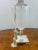 Vintage Neoclassical Style Frosted Glass Urn Table Lamps, Silver Base, a Pair For Sale - Image 12 of 13