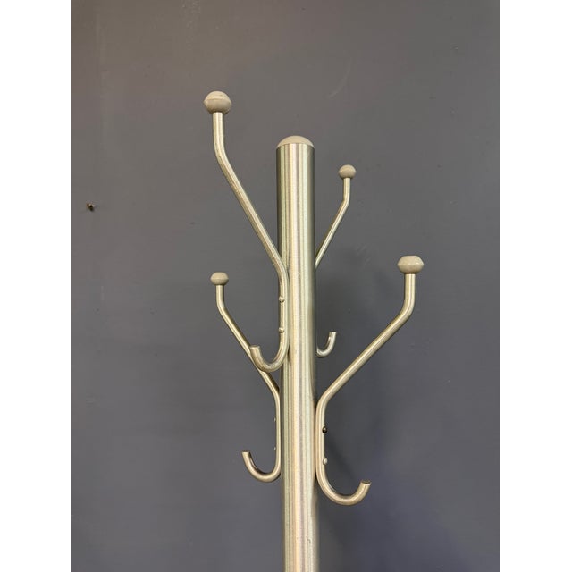 Mid-Century Modern Mid-Century Modern Aluminum Coat Rack – Branch-Form Hall Tree W/ Ball Finials For Sale - Image 3 of 8
