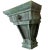 19th Century American Verdigris Copper Scupper as a One-Light Wall ...