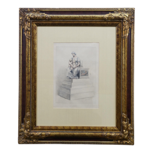 Early 20th Century Eugene Abot Paul Dubois La Charité Charity Breast Feeding Aquatint Etching 27" Reproduction