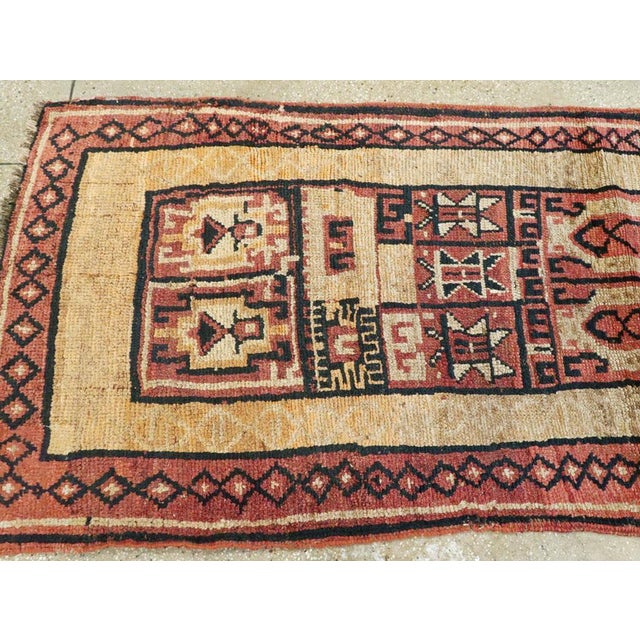 Ivory Galerie Shabab Collection Early 20th Century Turkish Anatolian Tribal Rug For Sale - Image 8 of 10