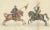 Paper rint of Armed Horsemen Bearing a Heraldic Banner, 1842, Paper For Sale - Image 7 of 7