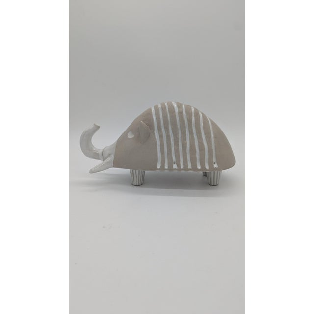 1960s David Gil Armadillo / Elephant Piggy Bank For Sale - Image 5 of 9