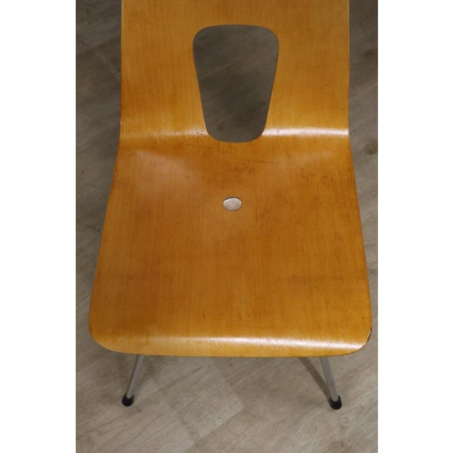 1950s One Point Model Chair by Hans Bellman in Beech, 1950s For Sale - Image 5 of 18
