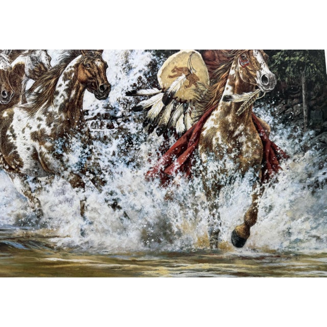 Paper "Spirit of Grizzley Creek" by Judy Larson 1994 Signed/Numbered Edition 430/2500 For Sale - Image 7 of 10