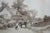 Antique Ernest C Rost Wayside Inn Horse Cottage Country Road Etching 27" For Sale - Image 10 of 12