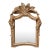 1980s Carved Wood Monkey & Palm Frond Wall Mirror For Sale