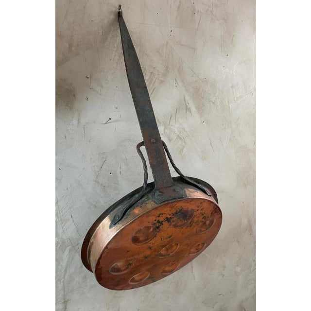 Large Copper Snail Pan For Sale - Image 4 of 8