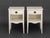 Pair of White Fine Furniture Painted Nightstands, each with single drawer above open shelf, marked "White Fine Furniture"...
