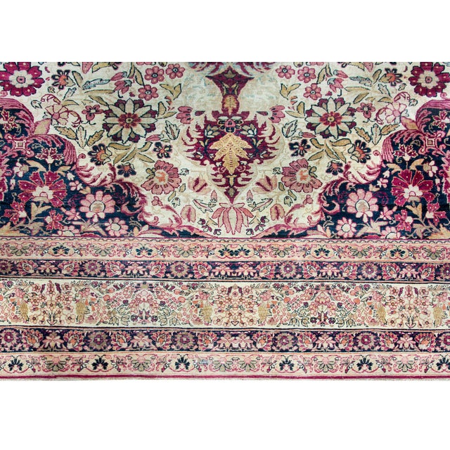 Early 20th Century Persian Lavar Kirman Rug For Sale - Image 13 of 14