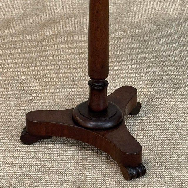 Vintage English Mahogany Lamp Table ~ End Table For Sale In Dallas - Image 6 of 16