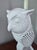 Mid 20th Century Italian Ceramic Blanc De Chine Owl Lamp For Sale In Saint Louis - Image 6 of 13