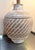 Postmodern 1980s Terra Cotta Brick Pattern Table Lamp For Sale - Image 3 of 3