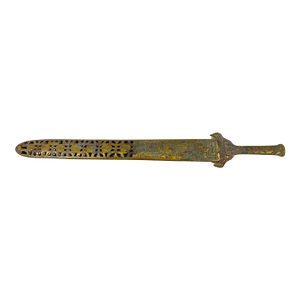 Early 20th Century Antique Chinese Gilt Bronze Sword