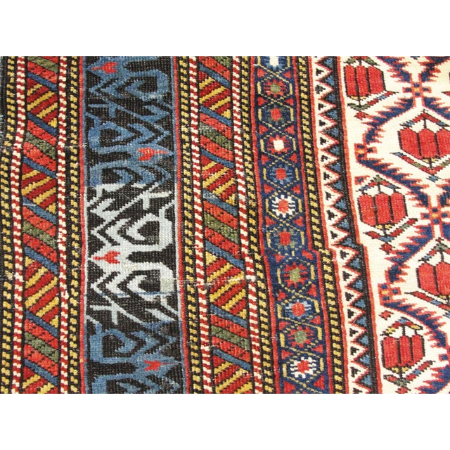 Late 19th Century Antique Caucasian Shirvan Rug – Boteh Design, Late 19th Century Size: 51" X 80" For Sale - Image 5 of 8