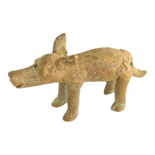 Vintage African Pig Gold Weight For Sale