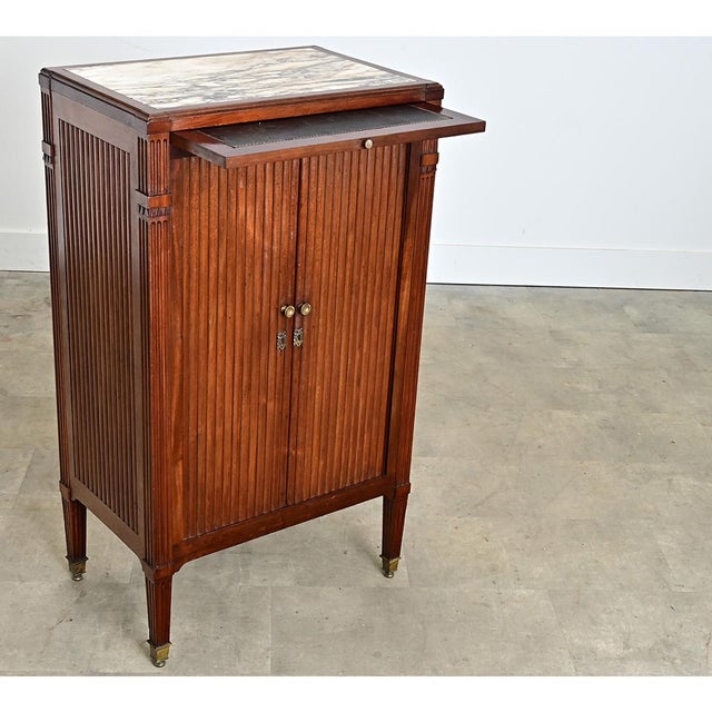 French 19th Century Louis XVI Style Butlers Cabinet-Chiffoniere For Sale - Image 11 of 12