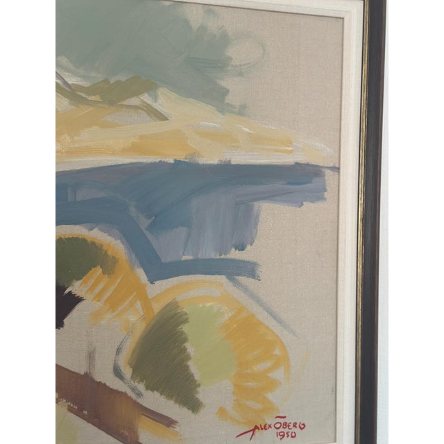 Alex Öberg, Coastal Fragments, 1960s, Oil on Canvas, Framed For Sale - Image 12 of 13
