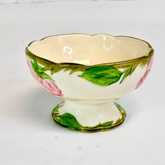 Mid-Century Americana Boho Chic Franciscan Desert Rose Sherbet Cups - Set of 7. For Sale - Image 10 of 13