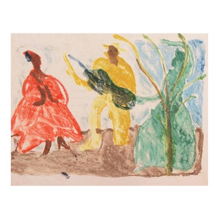 'Flamenco' by Victor Di Gesu, Paris, Louvre, Salon D'Automne, Academie Chaumière, Los Angeles County Museum of Art, San Francisco Art Association For Sale