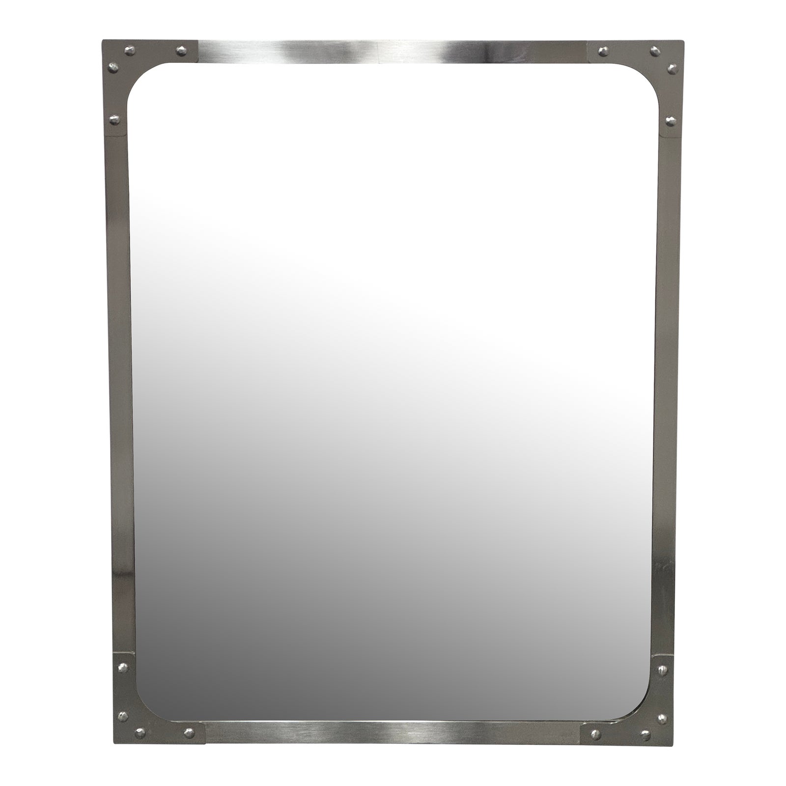 Restoration Hardware Industrial Rivet Pivot Mirror | Chairish