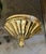 Shell Set 4 Brass Scallop Shell Uplight Wall Sconces For Sale - Image 7 of 17