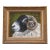 Sheep Ram Portrait English Traditional Impressionism White Black Olive Green Original Painting Cleo Plowden For Sale