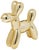 Ceramic Interior Illusions Plus Gold Mini Ceramic Dog Piggy Bank - 7.5" tall For Sale - Image 7 of 7