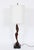 Yasha Heifetz 1950s Tall Yasha Heifetz Mahogany Figural Table Lamp For Sale - Image 4 of 13