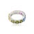 Not Yet Made - Made To Order Rainbow Gemstone Eternity Band in Sterling Silver - Multi-Color Gemstone Ring Size 8 For Sale - Image 5 of 14