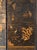Black 19th Century English Tooled Leather Chinoiserie Four-Panel Folding Screen For Sale - Image 8 of 9