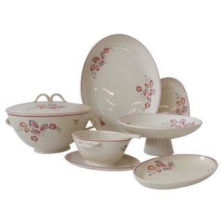 Italian Ceramic Dinner Set by Guido Andloviz, 1940s, Set of 6 For Sale