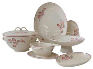 Italian Ceramic Dinner Set by Guido Andloviz, 1940s, Set of 6
