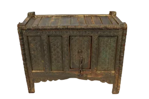 Antique Nomadic Turkmen Yurt Treasure Dowry Chest