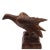 1970s Bohemian Traditional Farmhouse Hand Carved Wood Eagle For Sale In Miami - Image 6 of 6