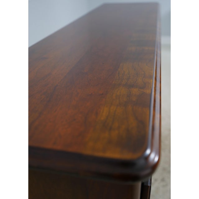 Vintage Cherry 2 Drawer 2 Door Server For Sale - Image 11 of 18