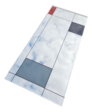 Large Vintage Mondrian Mirror
