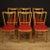 Italian Exotic Wood and Faux Leather Lounge Chairs, 1960s, Set of 6 For Sale - Image 12 of 13