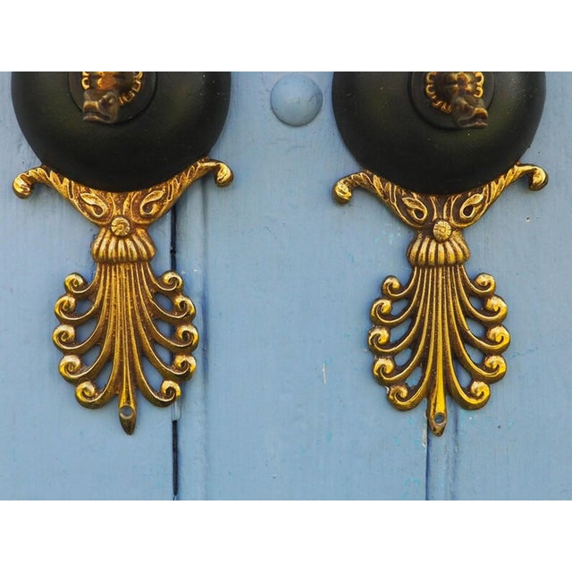 French Serpent Wall Sconces in Ornate Bronze and Gold, 1920s, Set of 2 For Sale - Image 12 of 18