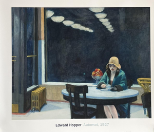 Edward Hopper, Automat, 2016, Print