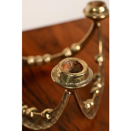 Brass Candleholder by Tanini For Sale - Image 5 of 8