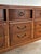 Brown Vintage Walnut Triple Dresser by Ward Furniture, C. 1970s For Sale - Image 8 of 18