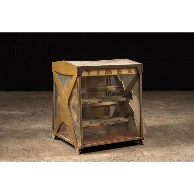 1950s Lighted Timex Rotating Display Case Chairish